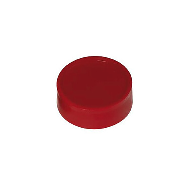 MAUL Lot de 10 Aimants ronds Ø 34 mm puiss. 2 kg Rouge