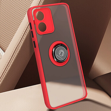 Avis Avizar Coque pour Motorola Moto E13 Bague Support Vidéo Rouge