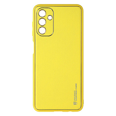 Avizar Coque pour Samsung Galaxy A13 5G et A04s Simili Cuir Polycarbonate Rigide Jaune