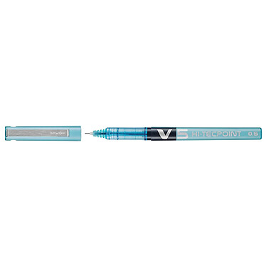 PILOT Stylo roller Hi-Tecpoint V5 Encre liquide Pointe Fine Turquoise x 12