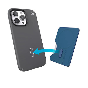 Avis Speck ClickLock Wallet Compatible avec le MagSafe Bleu