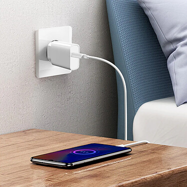 Avis Avizar Pack Chargeur Secteur USB-C 20W et Écouteurs Filaires Lightning  Blanc