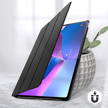 Avizar Housse pour Lenovo Tab P12 Pro Clapet Support Vidéo  et Clavier Noir pas cher