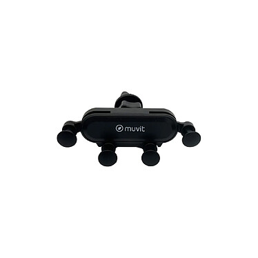 Muvit Support Voiture Universel Gravity Rotatif à 360° Fixation sur Grille d'aération Noir