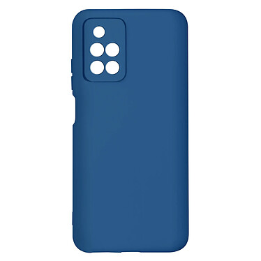 Avizar Coque pour Redmi 10 et 10 2022 Semi-rigide Finition Soft-touch Fine bleu