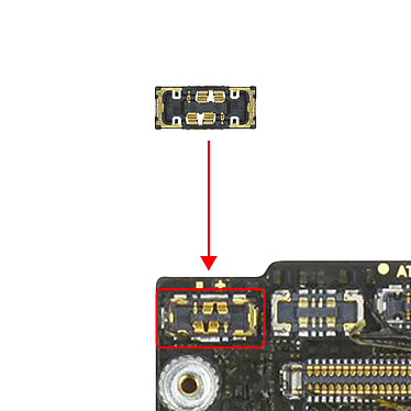 Avis Clappio Connecteur FPC Batterie pour iPhone XS Max, XS, XR, X, 8 Plus et 8 Noir