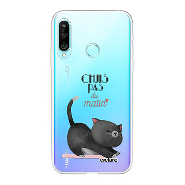 Evetane Coque Huawei P30 Lite/ P30 Lite XL 360 intégrale transparente Motif Chuis pas du matin Tendance