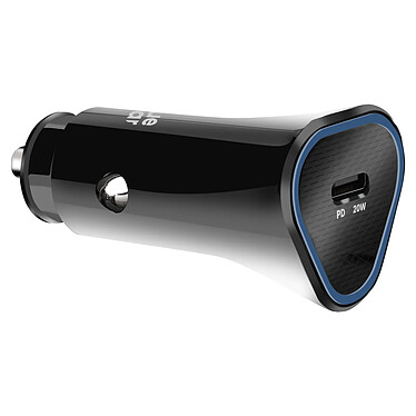 Blue Star Chargeur Voiture USB-C 20W Power Delivery + Câble USB-C 60W Compact Noir