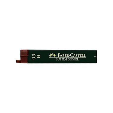 FABER-CASTELL Boîte de 12 mines Super Polymère 9065 S 0,5 mm H x 12