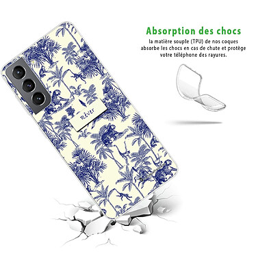 Avis LaCoqueFrançaise Coque Samsung Galaxy S21 5G 360 intégrale transparente Motif Botanic Rêve Tendance