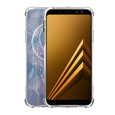 Avis Evetane Coque Samsung Galaxy A8 2018 anti-choc souple angles renforcés transparente Motif Lune Attrape Rêve