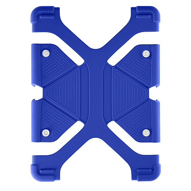 Avizar Coque pour tablette 8.9 à 12 pouces Universel Silicone Gel Bumper Fonction support  bleu