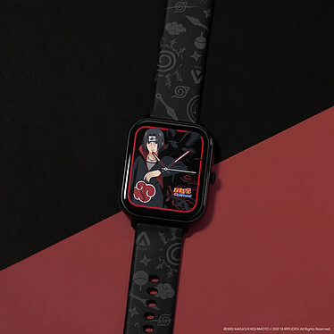 Avis ABYX Fit Touch 3 Montre connectée Collection Naruto - Smartwatch Itachi Noir