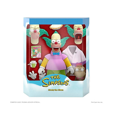 Acheter Les Simpson - Figurine Ultimates Krusty the Clown 18 cm