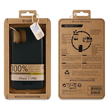 Acheter Muvit Coque pour iPhone 11 Pro RECYCLETEK Noir