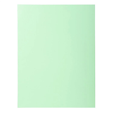 EXACOMPTA Paquet 100 chemises SUPER 160 - 24x32cm - Vert clair