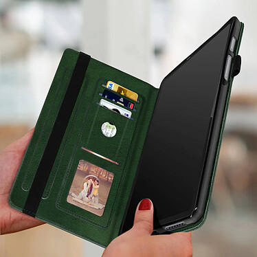 Avis Avizar Étui pour Realme Pad Mini Motif Papillon Fleurs Rangement cartes Support vidéo  Vert