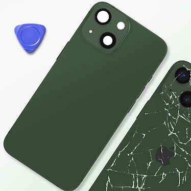 Acheter Clappio Châssis iPhone 13 avec Vitre arrière de remplacement Vert