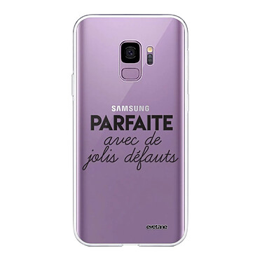 Evetane Coque Samsung Galaxy S9 360 intégrale transparente Motif Parfaite Avec De Jolis Défauts Tendance