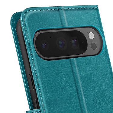 Acheter Mayaxess Étui pour Google Pixel 9 Pro XL Portefeuille avec Dragonne Turquoise