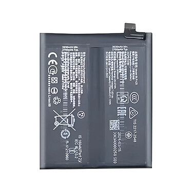 Clappio Batterie interne pour OnePlus 12 5G 5400mAh BLPA25 Noir