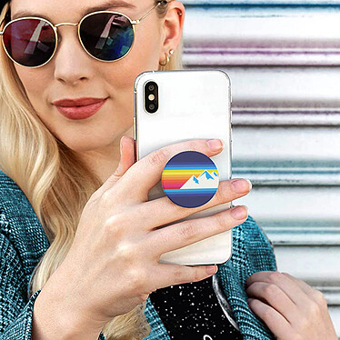 Avis PopSockets PopGrip Téléphone Maintien Support Design Montagne Multicolore