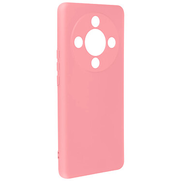 Avizar Coque pour Honor Magic 6 Lite 5G Semi-rigide Soft-touch Anti-traces Rose Poudré