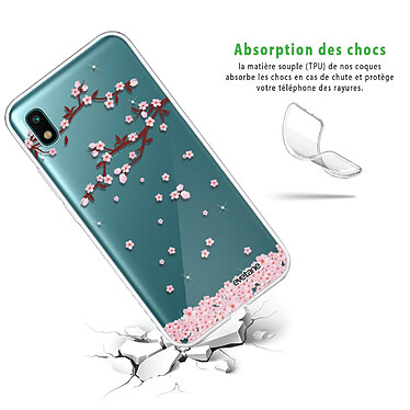 Avis Evetane Coque Samsung Galaxy A10 360 intégrale transparente Motif Chute De Fleurs Tendance