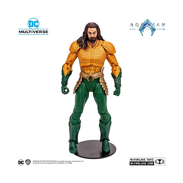 Aquaman et le Royaume perdu - Figurine DC Multiverse Aquaman 18 cm pas cher