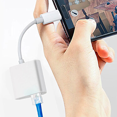 Avis Avizar Adaptateur USB-C vers Ethernet + USB-C Charge et Connexion internet stable  Blanc