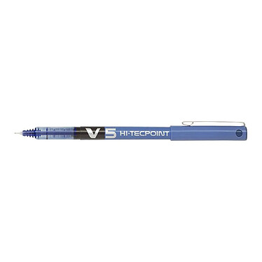 PILOT Stylo roller Hi-Tecpoint V5 Encre liquide Pte Fine Bleu x 12