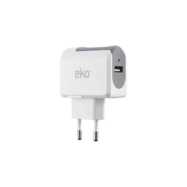 Eko Chargeur Secteur USB Universel 1A Blanc