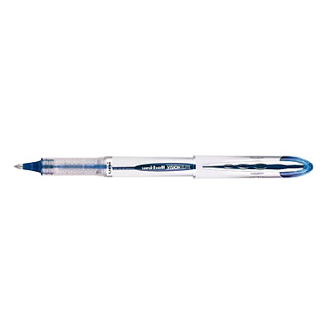 UNI-BALL Roller encre liquide Vision Elite UB200 pointe moyenne 0,8mm bleu x 12