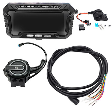 Avizar Écran LCD EYE4 et Accélérateur pour Dualtron Thunder 3 Noir