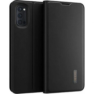 Oppo Étui pour Oppo A15 Folio Flip Cover avec Porte-cartes Noir