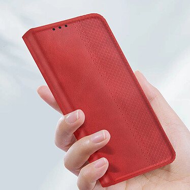 Acheter Avizar Étui pour Google Pixel 8 Pro Clapet Portefeuille Motif Damier  Rouge