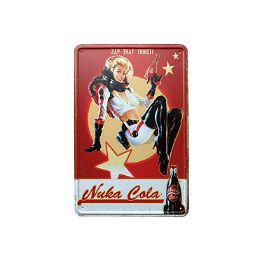 Fallout - Panneau métal Nuka Cola Girl