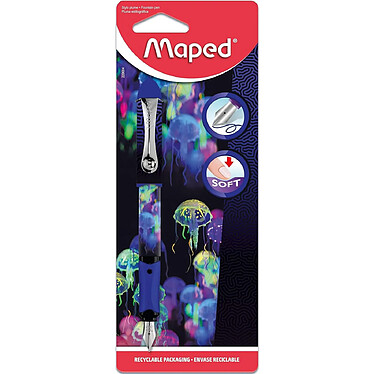 Avis MAPED Stylo Plume Deepsea Paradise – Plume Acier – Pointe Iridium