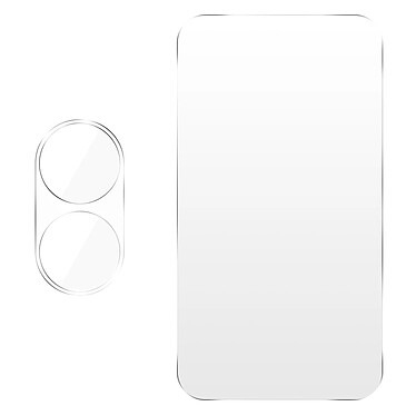 iMak Verre Trempé Écran Arrière + Caméra pour Oppo Find N2 Flip Dureté 9H  Transparent