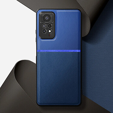 Acheter Avizar Coque pour Xiaomi Redmi Note 11 Pro 5G rigide avec contour souple antichoc  Bleu