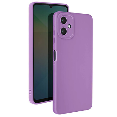 Avizar Coque pour Samsung Galaxy A06 Silicone Mat Bloc Caméra Protégé Violet