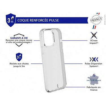 Avis Force Case Coque Renforcée pour iPhone 13 Pro Max PULSE Transparent