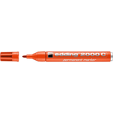 EDDING Marqueur Permanent 2000C Orange Pointe Ronde 1,5-3 mm x 10