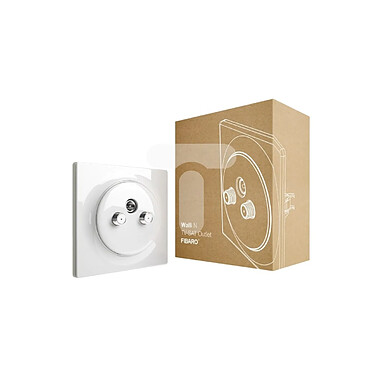 Fibaro - Prise encastrée TV-SAT - Gamme Walli N - Fibaro