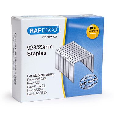 RAPESCO Boite de 1000 Agrafes Galvanisées 923/23mm type 23