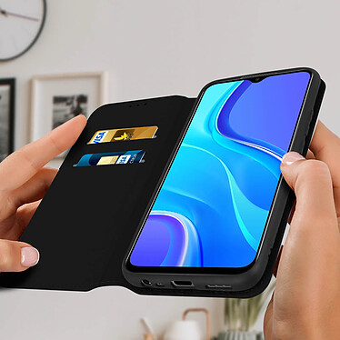 Avis Avizar Housse Redmi 9 Clapet Porte-cartes Fonction Support Fin et Élégant