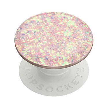 Popsockets PopGrip Confetti Iridescent pour Smartphone Bague et Support Universel Rose