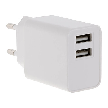 Zenitech - Chargeur à 2 prises USB 2,4A