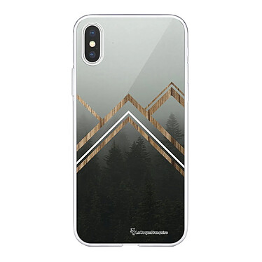 LaCoqueFrançaise Coque iPhone X/Xs 360 intégrale Trio Forêt Tendance