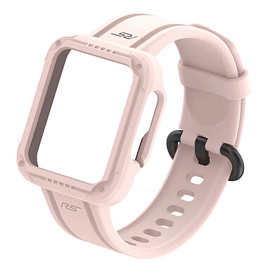 Avizar Bracelet pour Xiaomi Redmi Watch 2 Lite / Watch Lite / Redmi Watch 2 / Redmi Watch Silicone Bumper Ajustable  rose